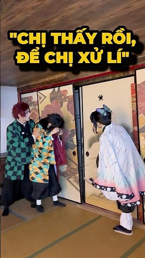 "Để chị xử lí cho"😒- Shinobu, Giyuu #cosplay #shorts #minnacosplay