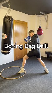 Boxing Bag Drill 👊🏻 #boxing #boxingtraining #boxingtip #boxingworkout #boxingdrills | Boxing Tips