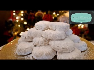 Κουραμπιέδες/Kourambiedes - Anastasia's homemade cooking