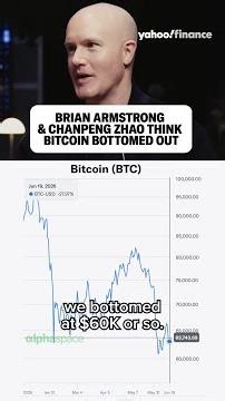 Coinbase CEO & Binance founder think bitcoin bottomed out. 📉