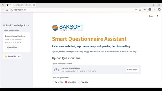 AI Questionnaire Demo
