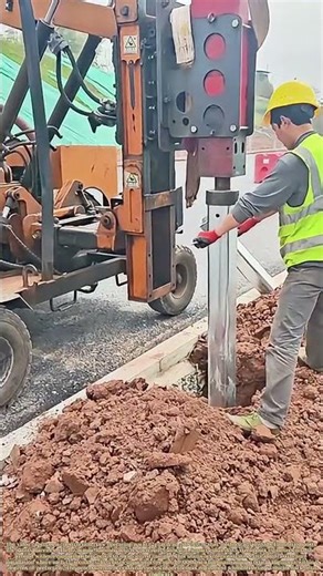 Rhythmic Reinforcement: How Pile Drivers Forge Highway Safety