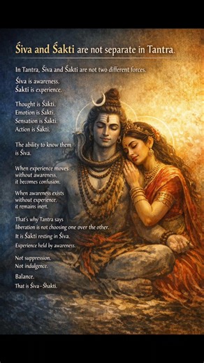 Śiva is awareness, Śakti is experience#ShivaShakti #TantraPhilosophy #Shaivism #Consciousne