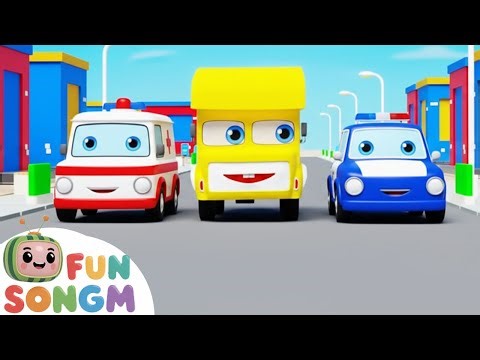 Wheels On The Bus Go To Town | Nursery Rhymes & Kids Songs - ABC Story Tunes