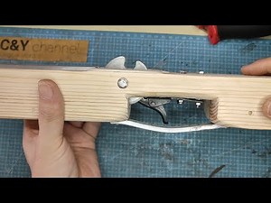 handmade crossbow trigger idea