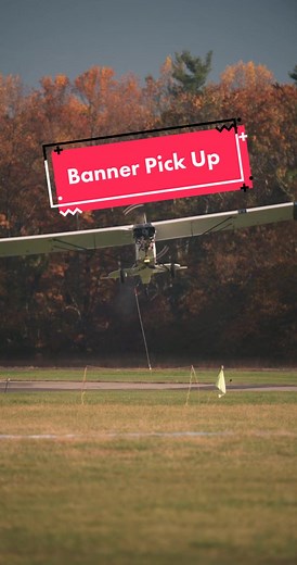 Airplane Banner Pick Up Process Explained