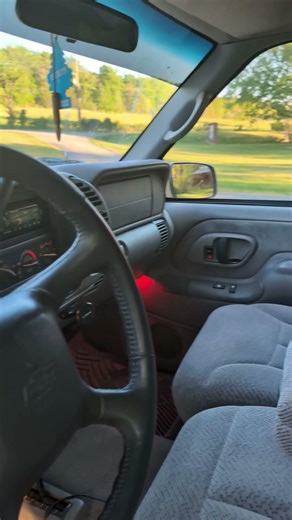 new tint 35% front, 5% rear sides and strip, 1% rear window #tint #obschevy #obs #bubbatruck #truck