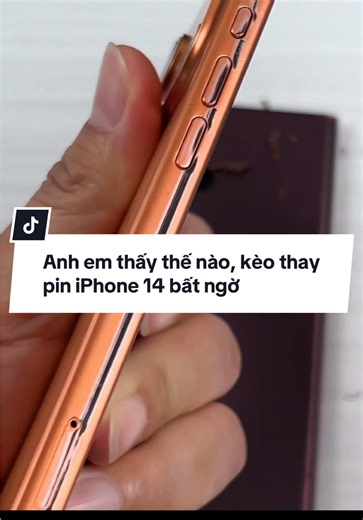 Thay pin iPhone 14: Kèo thay pin bất ngờ, anh em thấy thế nào?