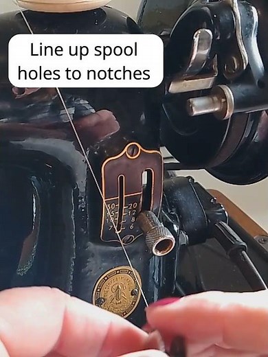 How to wind a Singer 99k Sewing Machine Pool #sewing