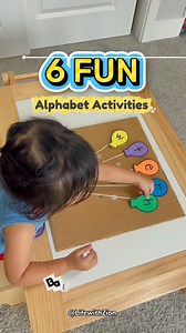 216K views · 1.3K reactions | 6 FUN Alphabet Activities to do with your child at home! 療凌朗 #montessoriactivities #alphabetactivities #diyactivitiesforkids #toddleractivities #preschoolactivities #kindergartenactivities #learningthroughplay #toddleractivityideas #alphabet | Life with Zion | Facebook