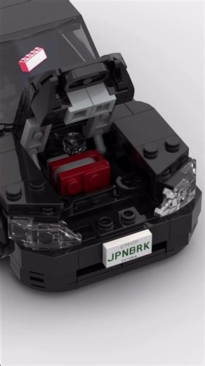JPNBRICKS™ 2000 CIVIC EM1 SI COUPE NH-592P BLACK PEARL