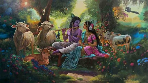 Krishna Devotional Song (English) – Divine Love of Radha _ Krishna _ Meditation