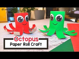 Toilet Paper Roll octopus Craft