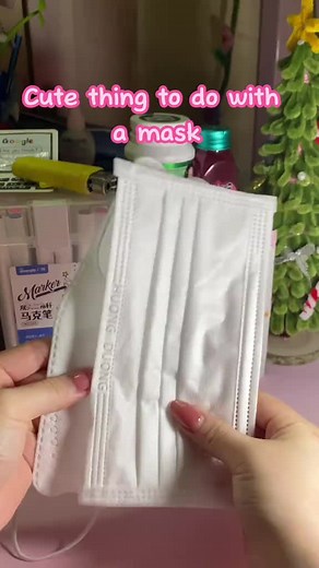 Let’s recycle a mask!! This is a cute idea for it ^^ hope you enjoy !! #recycle #thingstodo #diyring