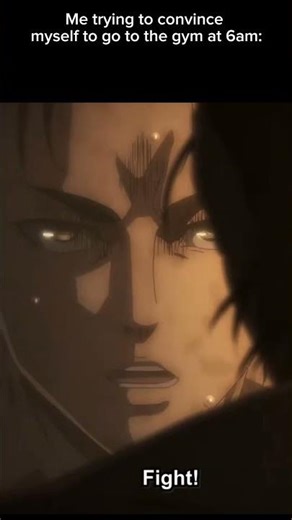 Me trying to convince myself to go to the gym at 6am #aot #memes