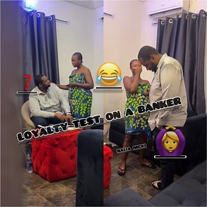 667K views · 10K reactions | Loyalty test on a banker that came to my house, watch till the end凉 | Naija nicki prank | Facebook