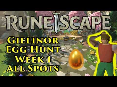 Runescape's Golden Egg Hunt - All Week 1 Locations