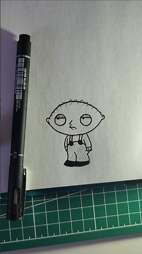 Ideia de desenho para fazer no caderno #tutorialdedesenho #FamilyGuy #drawing #fyp #comodesenhar
