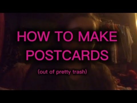 Make your own postcards|| Craft tutorial