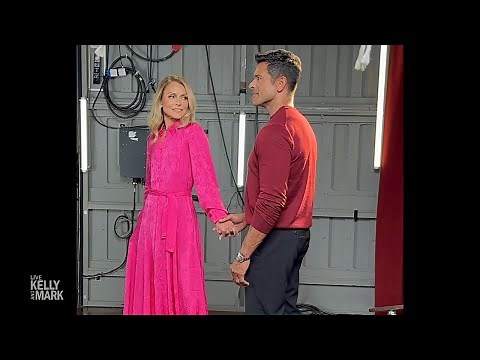 Kelly and Mark Spent All Day Filming the New Show Open