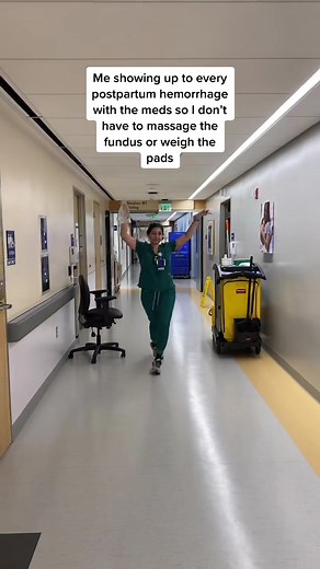 It’s really because I don’t know how to turn the scale on #pph #postpartum #postpartumhemorrhage #nurse