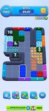 Color Block Jam nível 1080. #colorblock #games #colors #gaming #gameplay