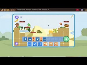 CodeMonkey Jr Advanced Conditional Loops 9