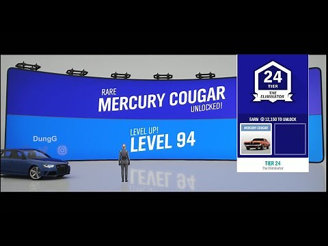 Forza Horizon 4 The Eliminator Level 24 Unlock Mercury Cougar Eliminator