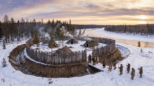 8,000-year-old hunter-gatherer fortress found in Siberia