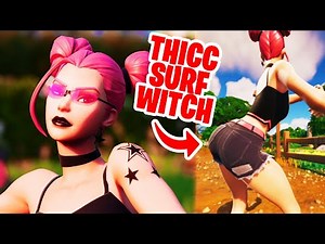 Fortnite THICC Skin Showcase | SURF WITCH