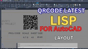 Generate QR Codes in AutoCAD Layouts Using AutoLISP