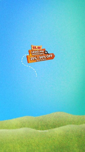 11K views | Celebrate with up to 50% OFF selected LEGO sets — only online, today! | LEGO Stores ME | Facebook