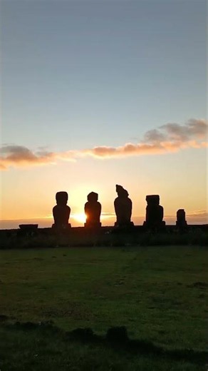 Gazing at Moai, Easter Island, Chile, Responsible Travel South America from Karem 🗿