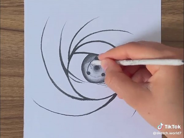 How To Draw Obitos Eye ✨