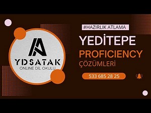 YEDİ TEPE HAZIRLIK ATLAMA ÖRNEK SINAV SORULARI ÇÖZÜMÜ