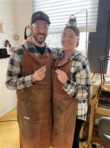Create Unique Wedding Rings Together in NYC
