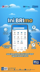 14K views · 221 reactions | Sobat BRI, Meski listrik sudah bunyi, internet lagi lemot dan butuh air banyak, gak perlu panik dan takut karena ada BRImo solusi mudah bayar-bayar itu semua Yukk download BRImo sekarang di PlayStore, AppStore, dan Huawei AppGallery. BRImo mobile banking yang pas buatmu! #BRI #BRImo #SemuaPakeBRImo #SatuNusaSatuBRImo | BANK BRI | Facebook