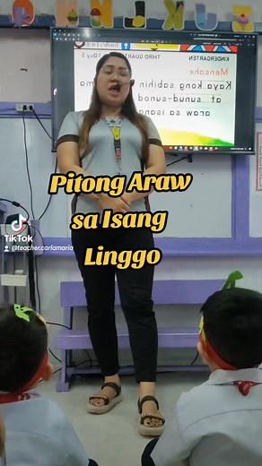 Pitong Araw sa Isang Linggo #kindergartenteacher #kindergarten #Week1 #ThirdQuarter | Teacher Carla