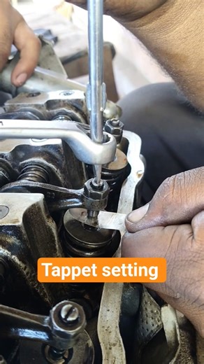gypsy tappet setting..#mechanic #automobile .