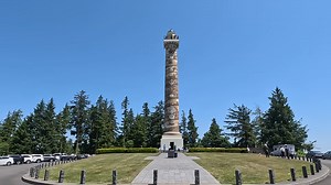 Built in 7 months - the monument that connects frontier, railroad, and river