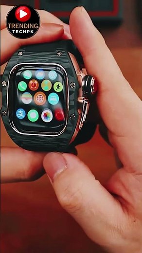 Luxury Stainless Steel Mod Kit for Apple Watch Series 10 – Premium Upgrade with Rubber Band