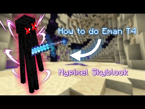 How to do ENDERMAN SLAYER T4 in Hypixel Skyblock!