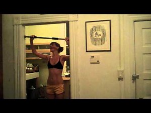 Girl friend pull up bar fail