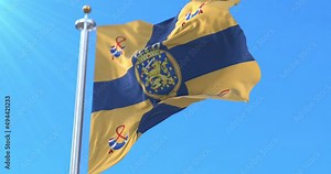 Royal Standard of the Netherlands, Flag of the Dutch royal family. Loop