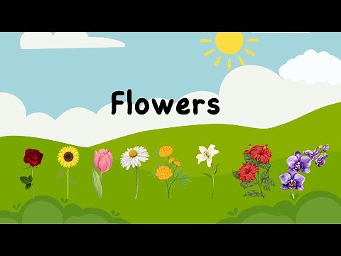 Flower Song for Kids | Fun & Easy Sing-Along Nursery Rhyme for Toddlers | Garden Adventure