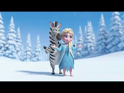 Elsa Zebra Snow Shuffle | Happy Winter Kids Song