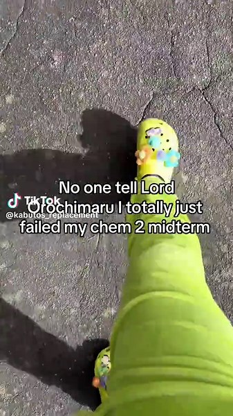 Orochimaru Fails Chem 2 Midterm in College