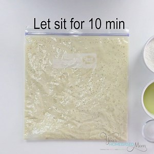 This is a really fun recipe activity for the kids to help in the kitchen! Get the full recipe here for BREAD IN A BAG: http://www.yourhomebasedmom.com/bread-bag/ | yourhomebasedmom