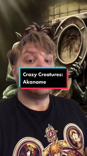 Crazy Creatures: Akaname #mythology #japan #yokai #akaname #bathroom #toilet #ew #didyouknow #for_you_page #foryoupage #fyp #foryou #foru #xyzbca #xyz