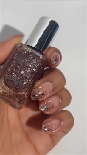 ✨ sparkle season is calling ✨ our Glitter Effect Nail Paints are giving main character energy 💅🏼 @nailsbyroveena has created this stunning design using our Glitter Effect Nail Paint in Raving Rose 💖 Shop now on barrym.com #barrym #nails #nailsart #naildesign | nail inspo, inspiration, ideas, tutorial, 2025 trends, ombré, winter | Barry M Beauty